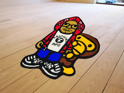 Custom Bape Character Rug