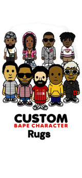 Custom Bape Character Rug