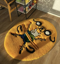 3D Finn & Jack Hugging Rug